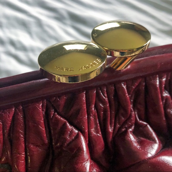 Marc Jacobs Stam leather bag in bordeaux NWT - Picture 7 of 14